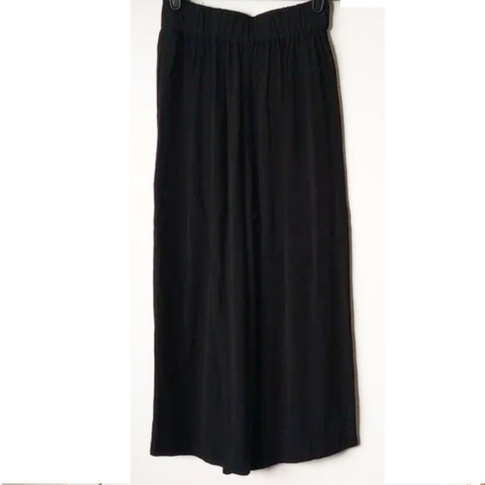 NWOT Madewell Huston Pull-On Crop Pants XXS Black G2036 - Picture 4 of 13